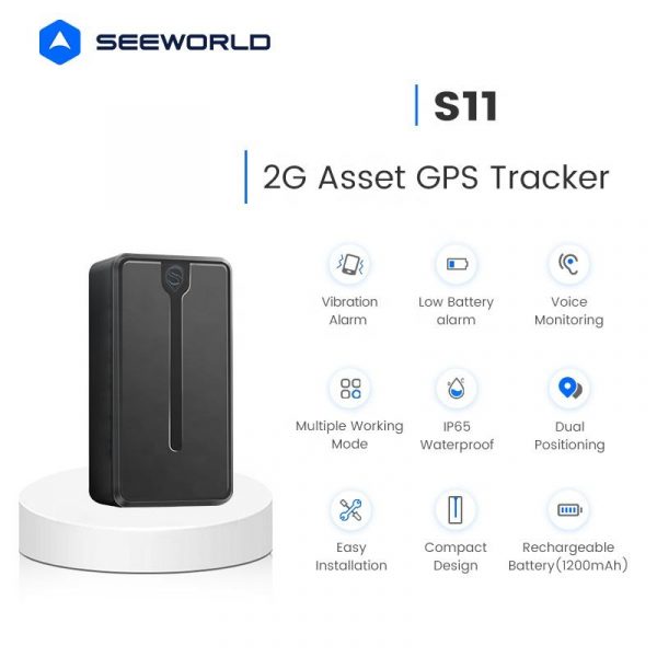 SeeWorld S11 უსადენო GPS თრექერი
