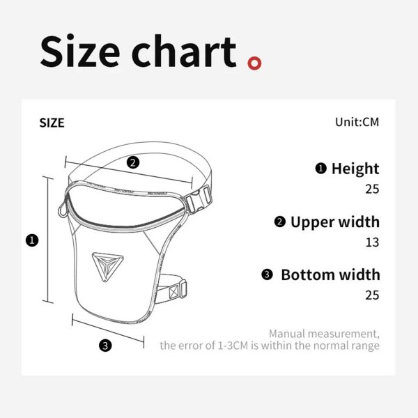 MotoWolf ფეხის ჩანთა